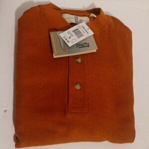 Vintage River Trader Sport Long Sleeve Rust Color Shirt Size M